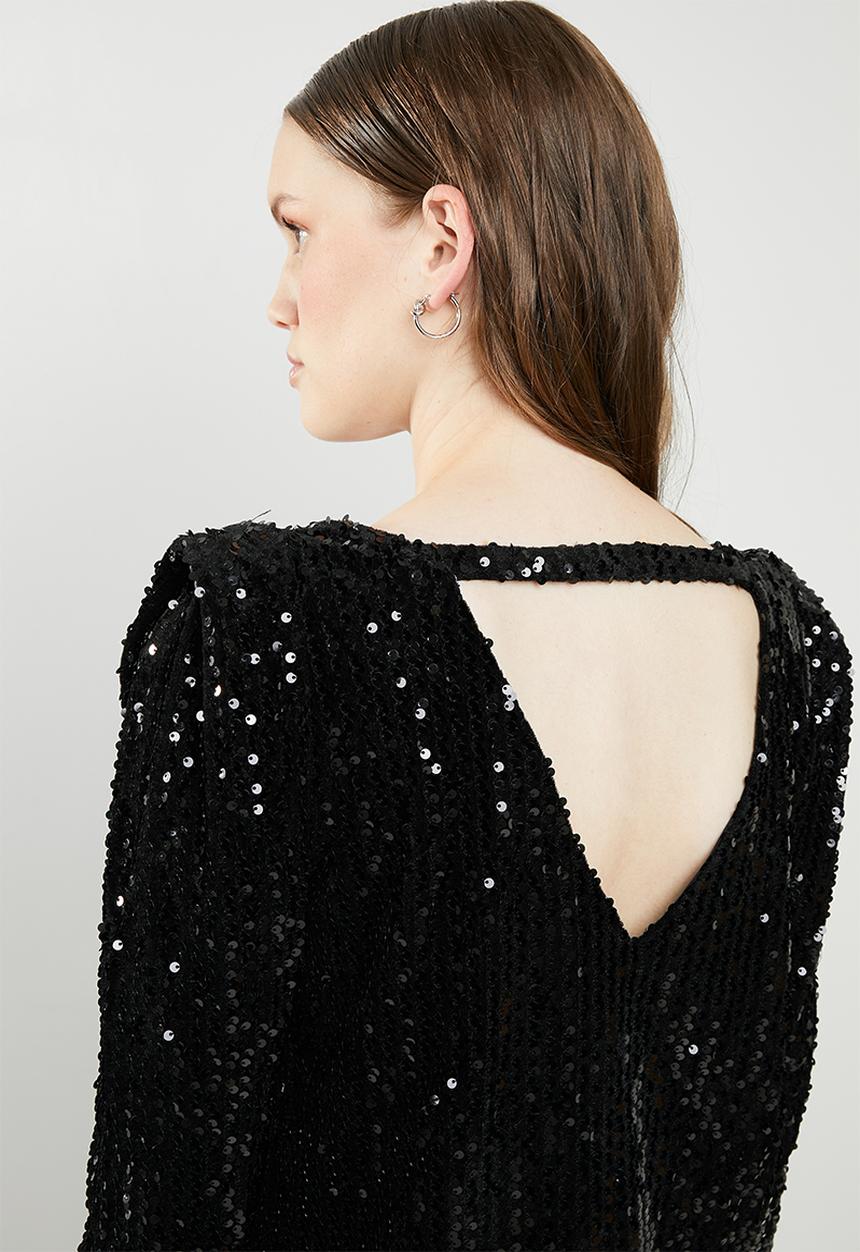 ONLY - Confidence cutout top - black