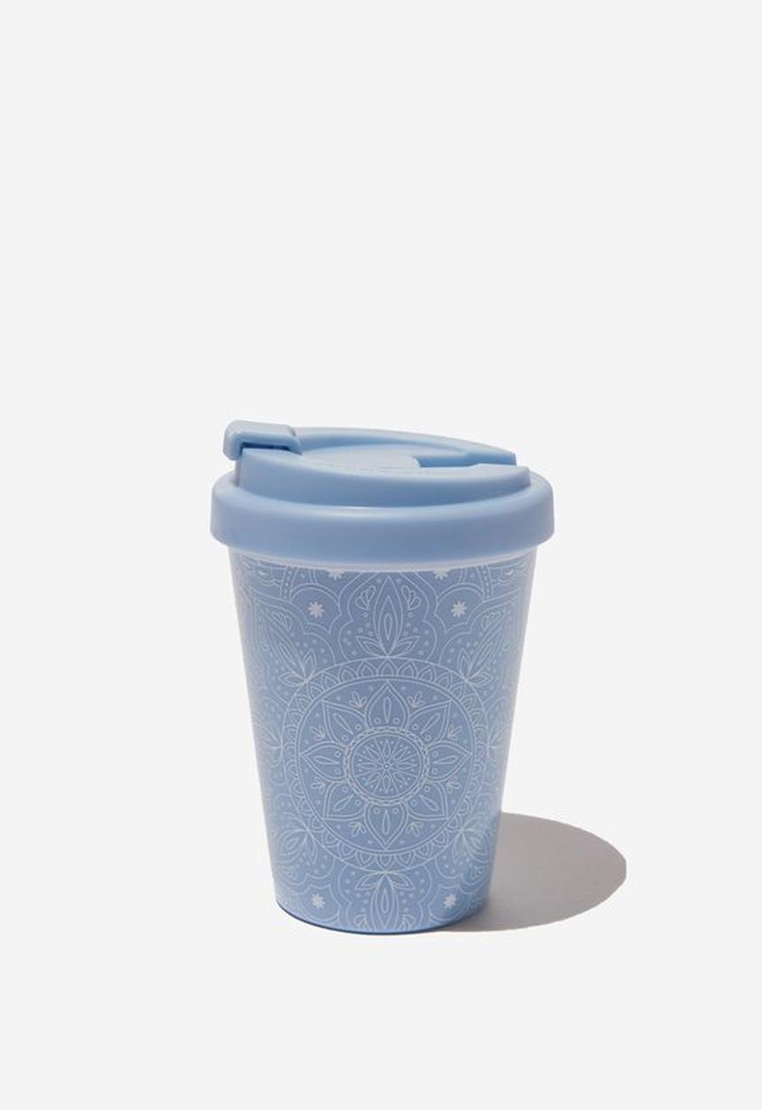 Typo - Take me away mug - blue & white
