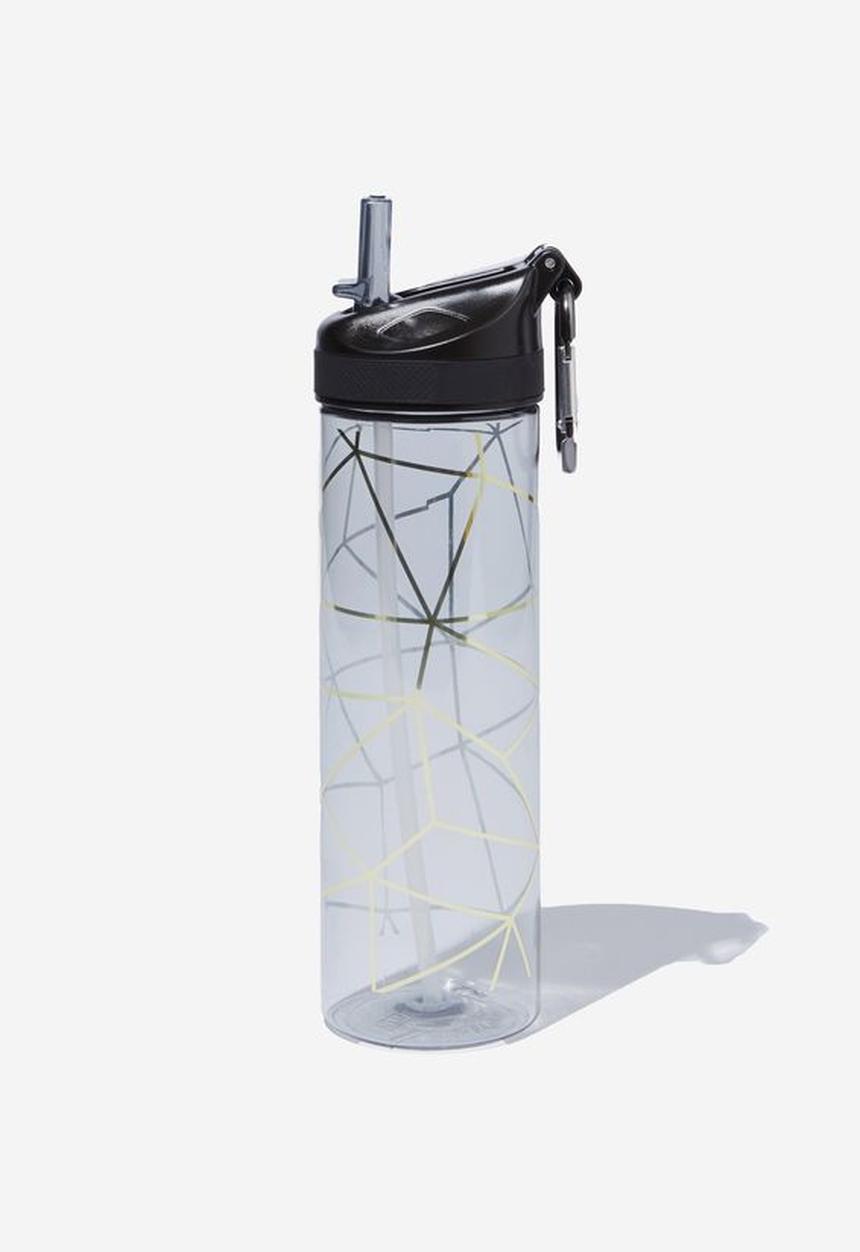Typo - The clipper drink bottle - black & gold