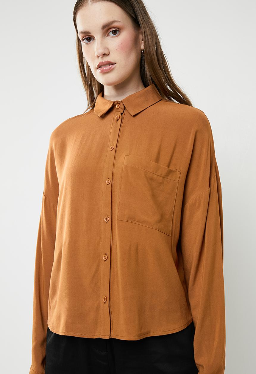 Superbalist - Drop shoulder shirt - brown