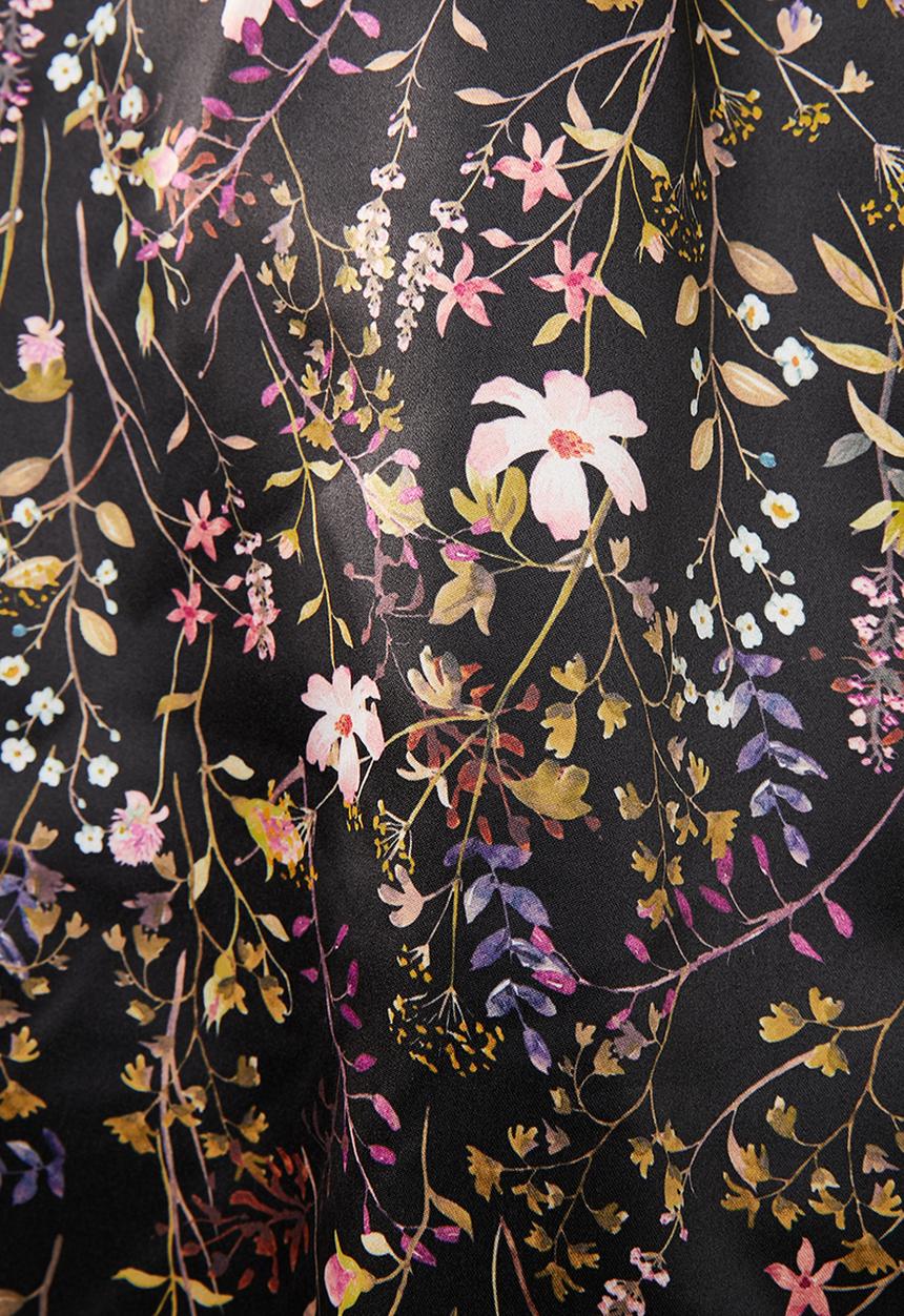 Superbalist - Satin peasant blouse - floral