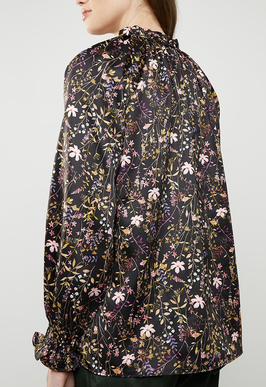 Superbalist - Satin peasant blouse - floral