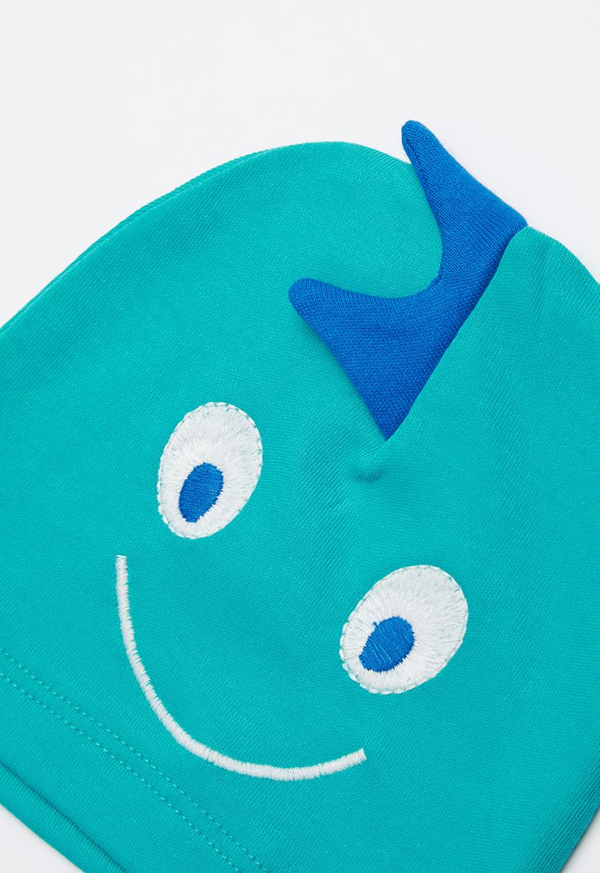 Baby Corner - Dino 2 pack printed sleepsuit & hat set - green