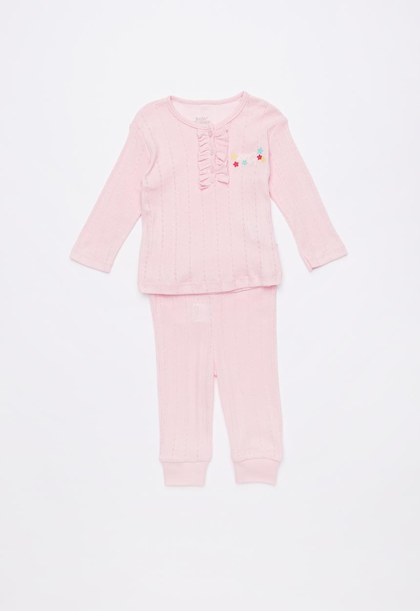 Baby Corner - Unicorn printed pyjama set - pink