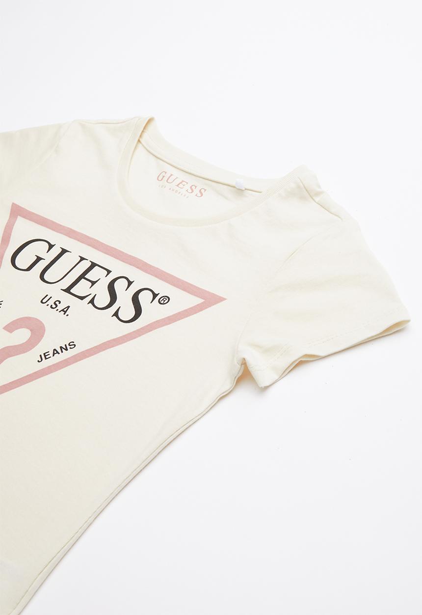 GUESS - Short sleeve classic tri tee - yellow
