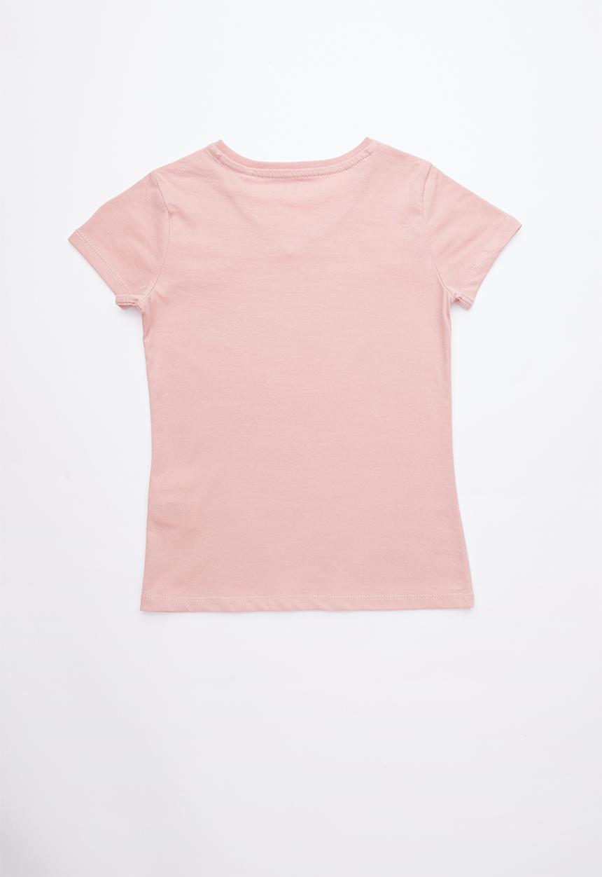GUESS - Short sleeve script bling tee - pink