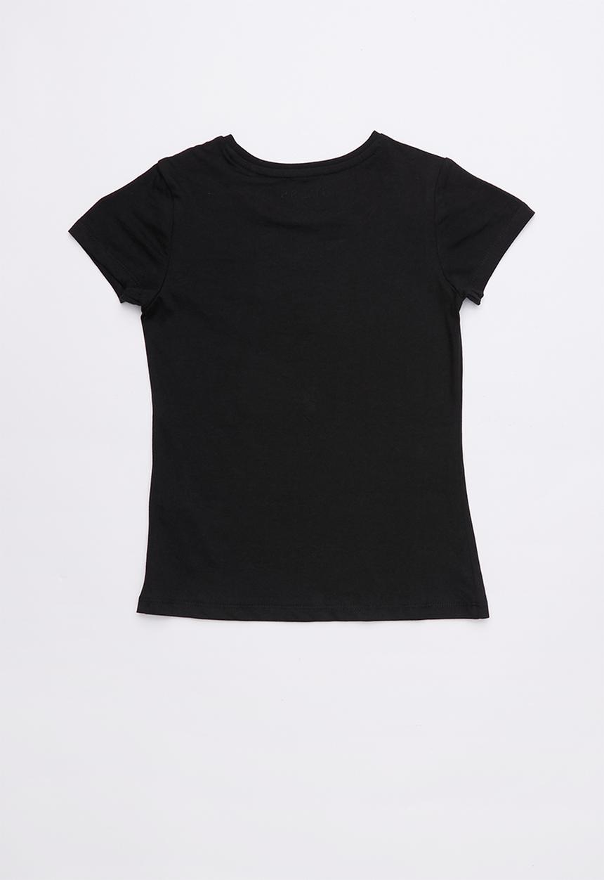 GUESS - Short sleeve classic triangle tee - black
