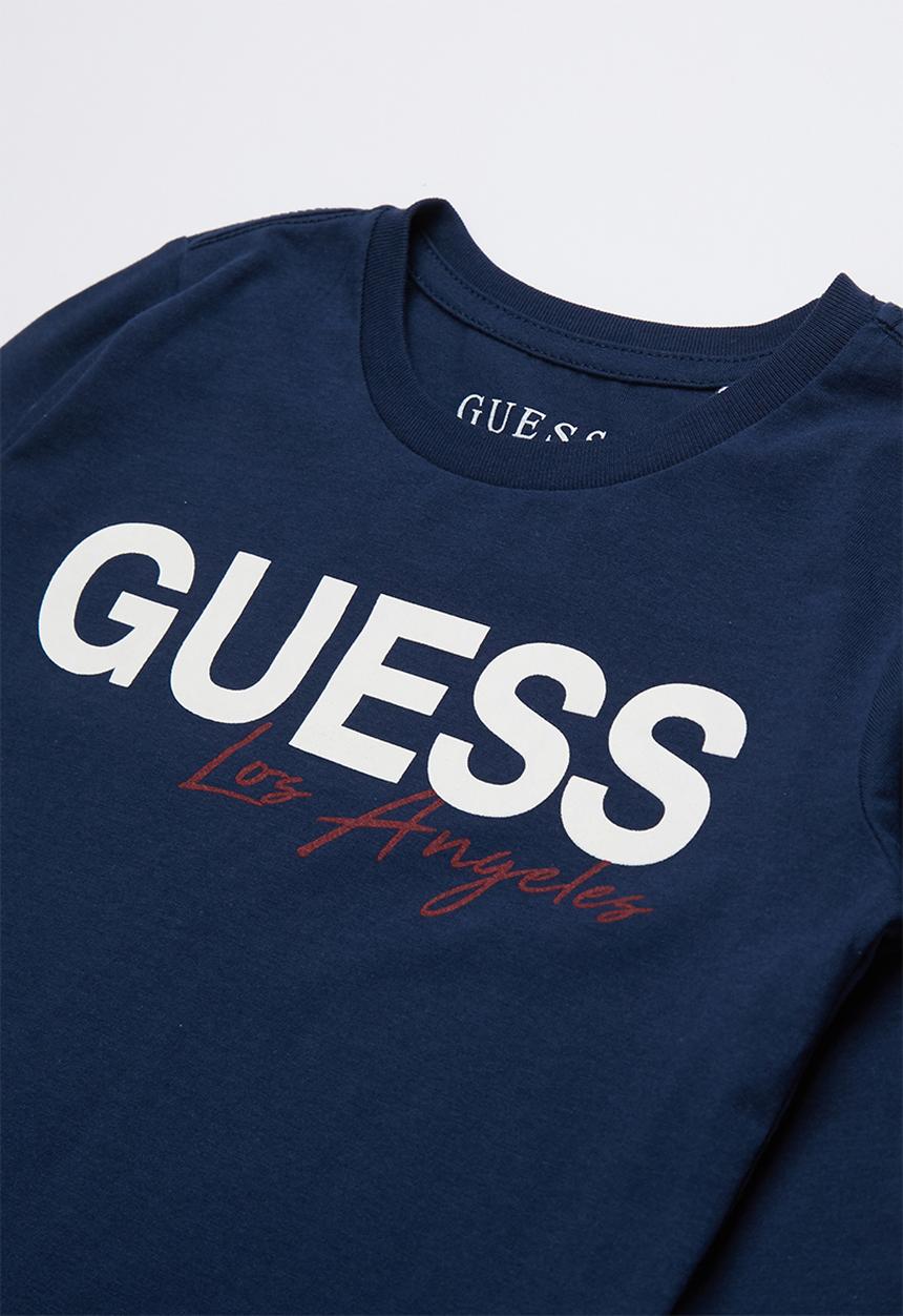 GUESS - Long sleeve los angeles tee - navy
