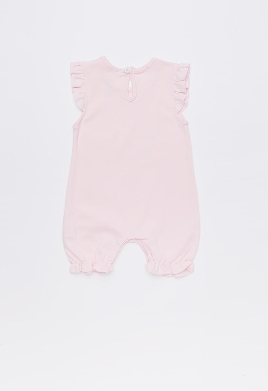 Baby Corner - Unicorn frilly short romper - pink