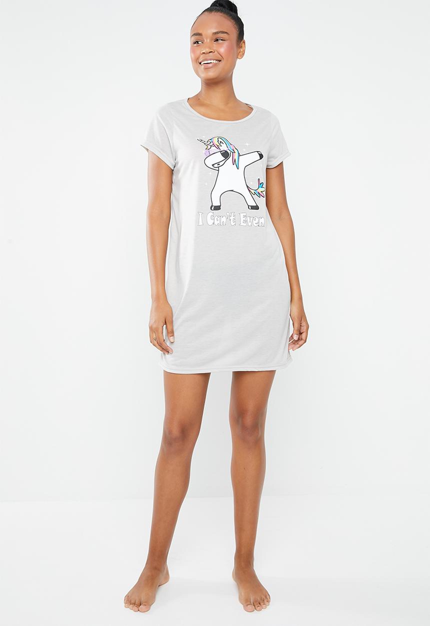 c(inch) - Sleep shirt - grey