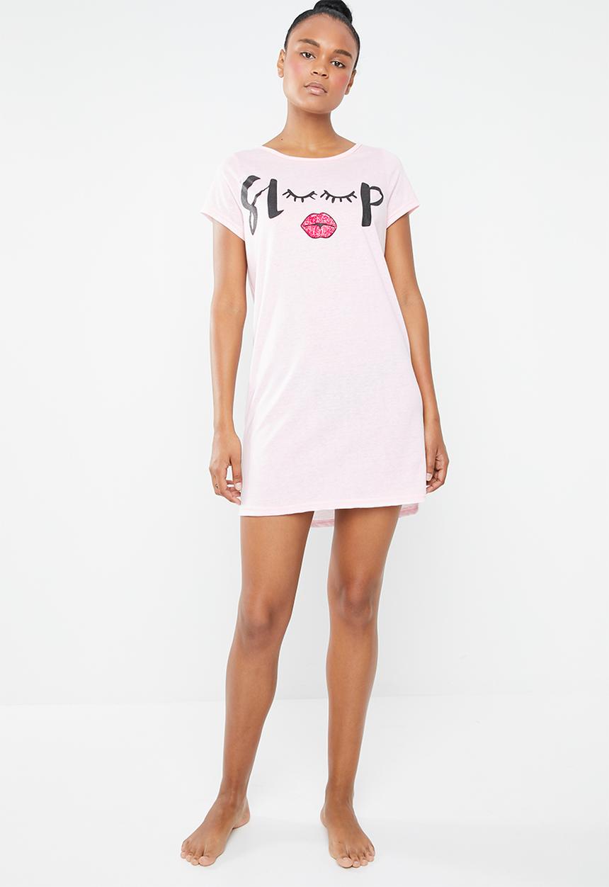 c(inch) - Sleep shirt - pink