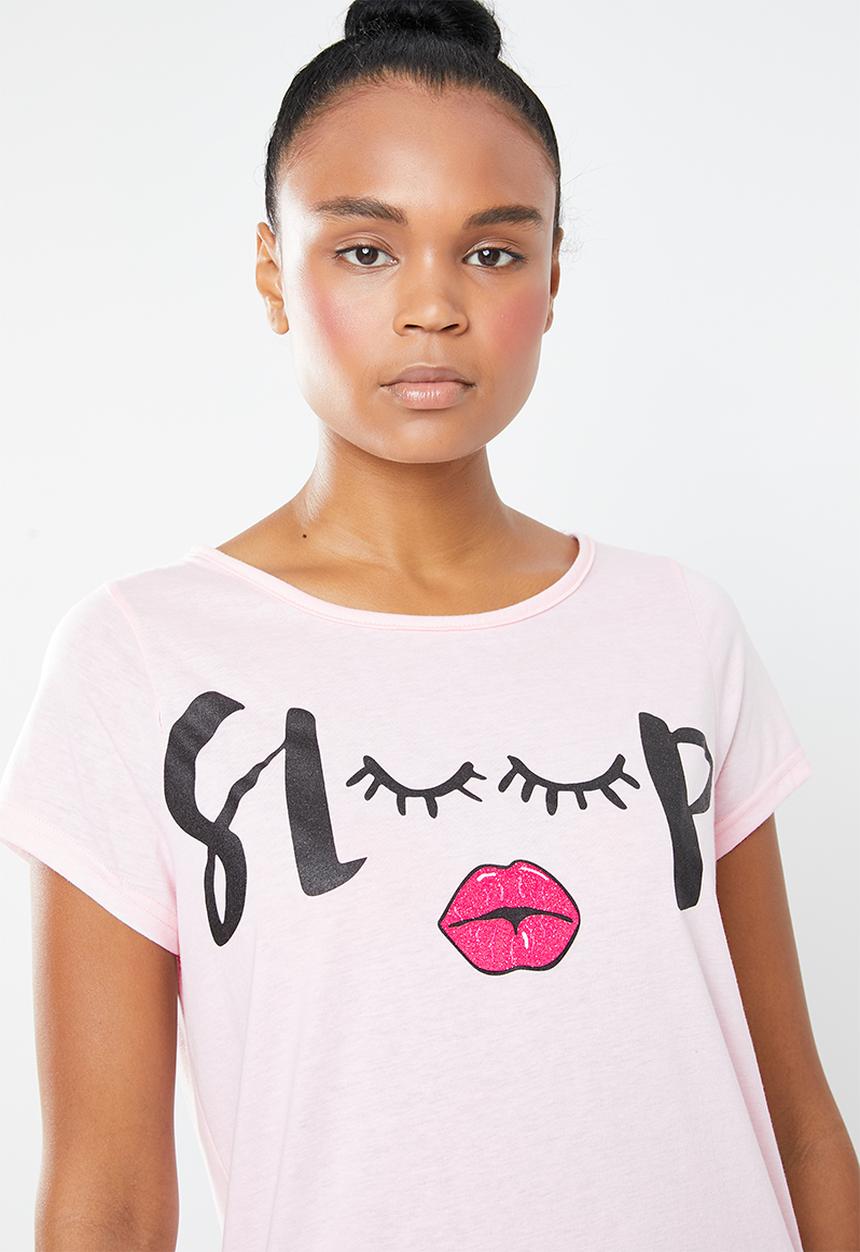 c(inch) - Sleep shirt - pink
