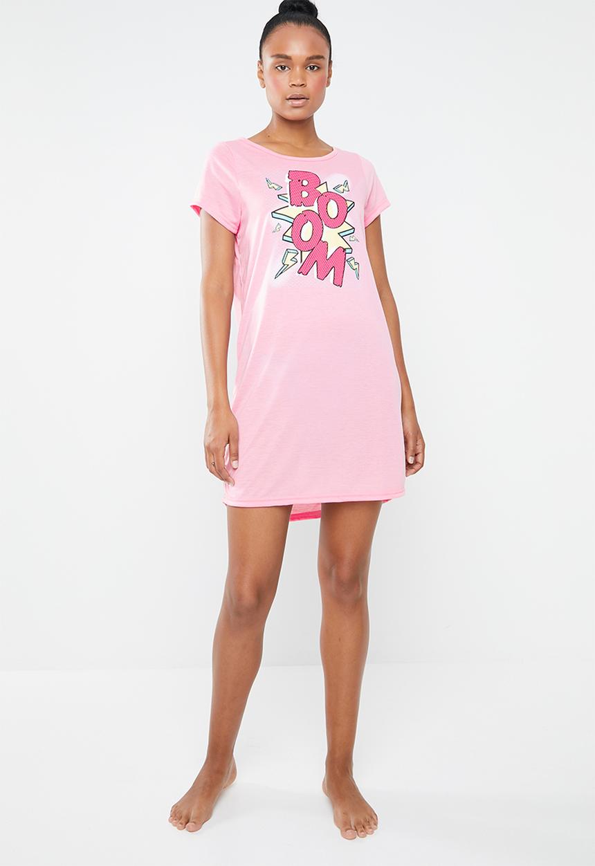 c(inch) - Sleep shirt - pink