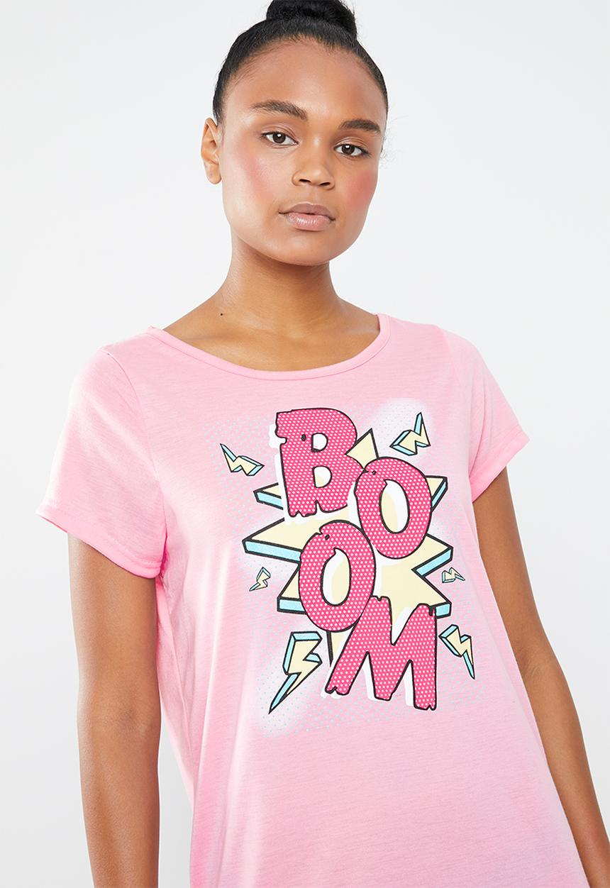 c(inch) - Sleep shirt - pink