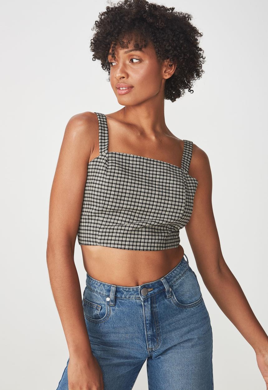 Cotton On - Stacey tank - black