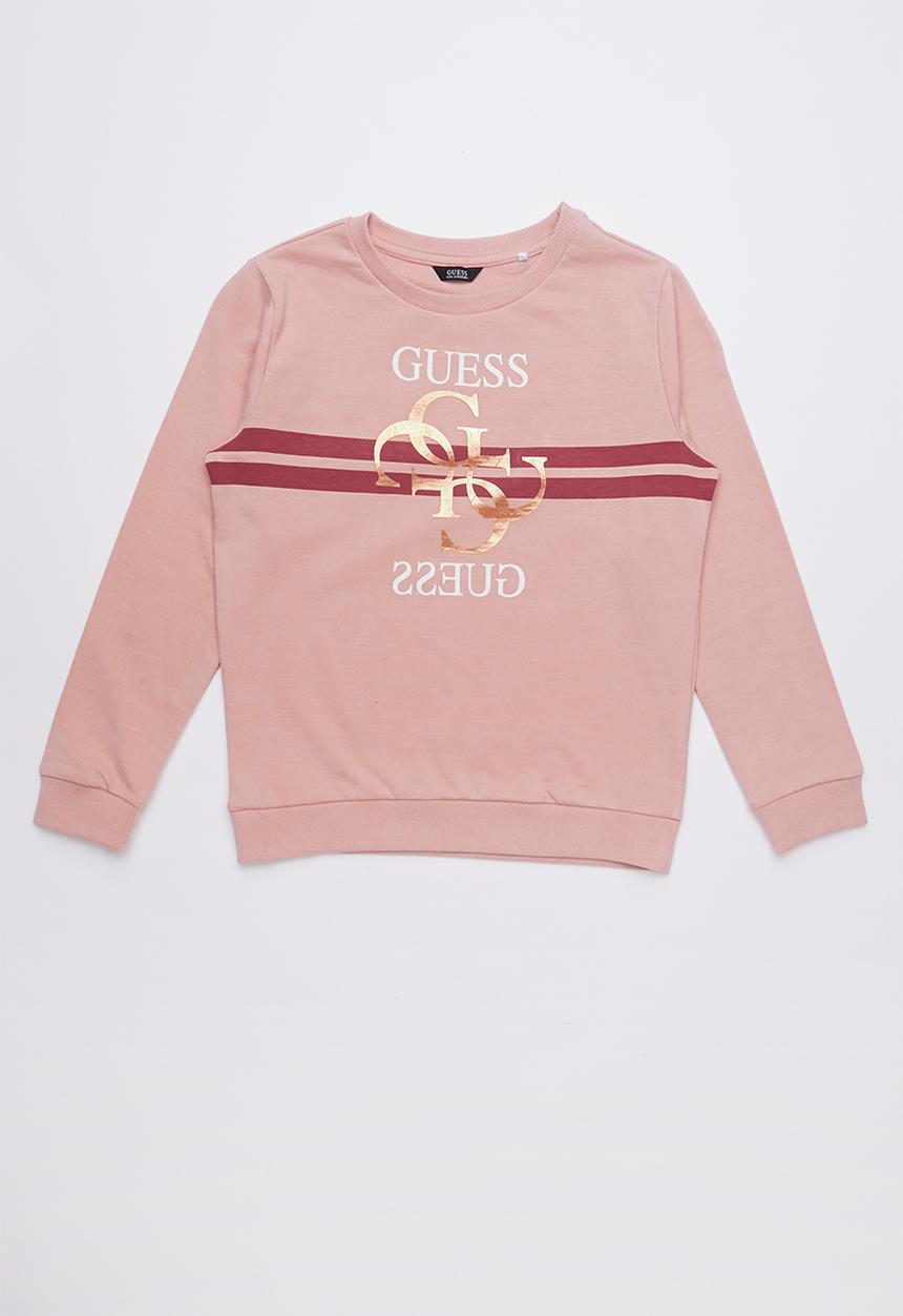 GUESS - Long sleeve fashion quatro active top - pink