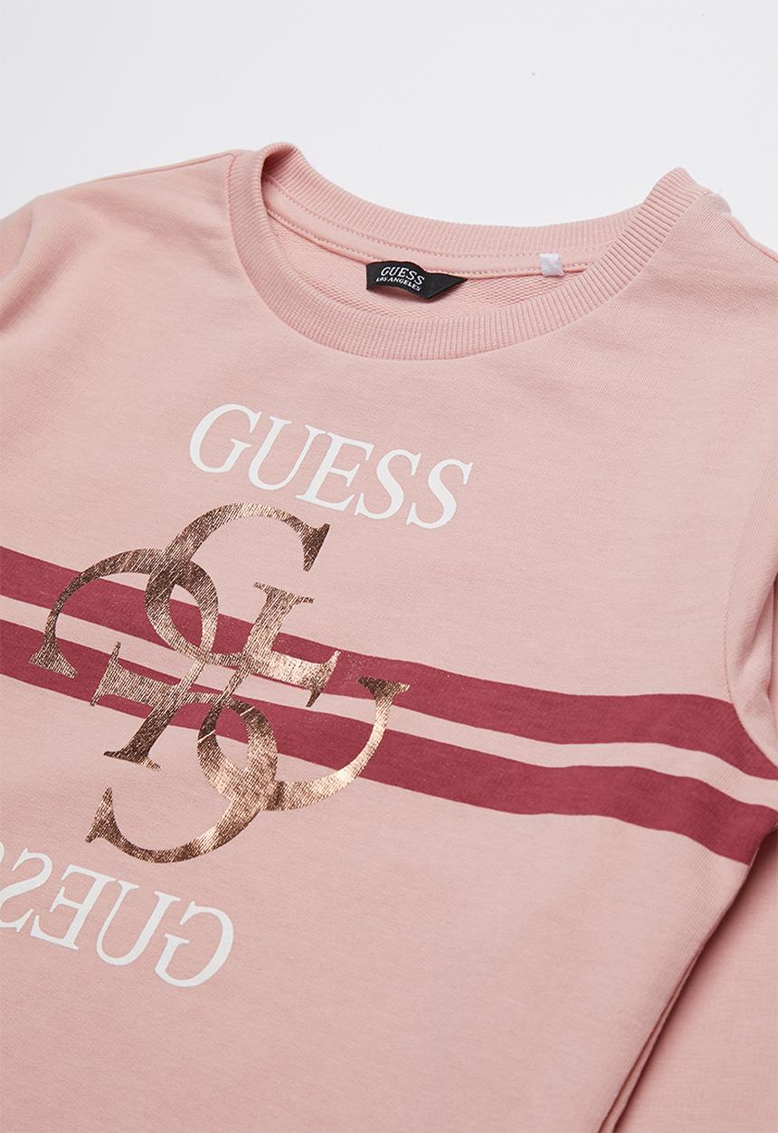 GUESS - Long sleeve fashion quatro active top - pink