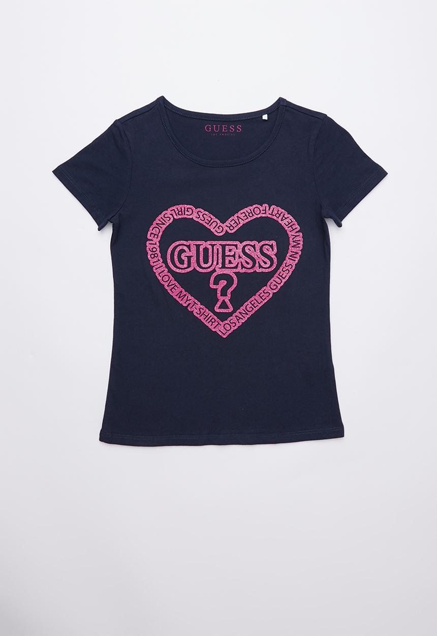 GUESS - Guess heart tee - navy