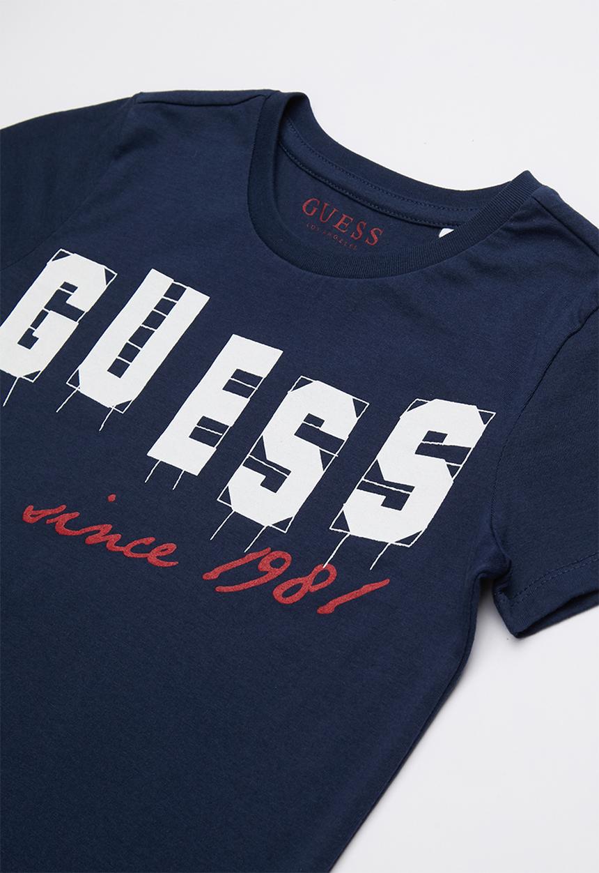 GUESS - Grid tee - navy