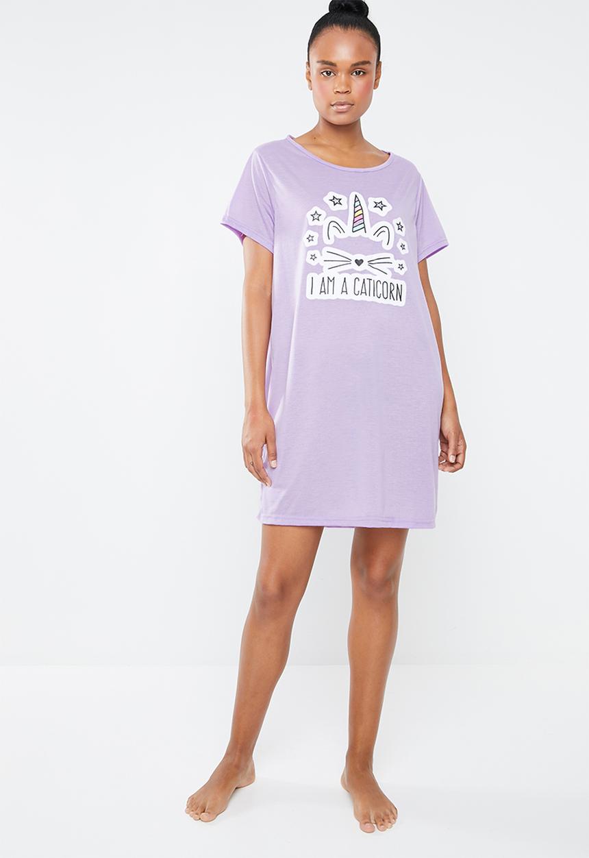 c(inch) - Sleep shirt - purple