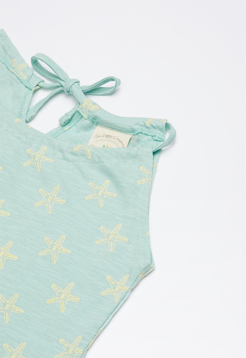 Lizzy - Sameh printed strappie top - green