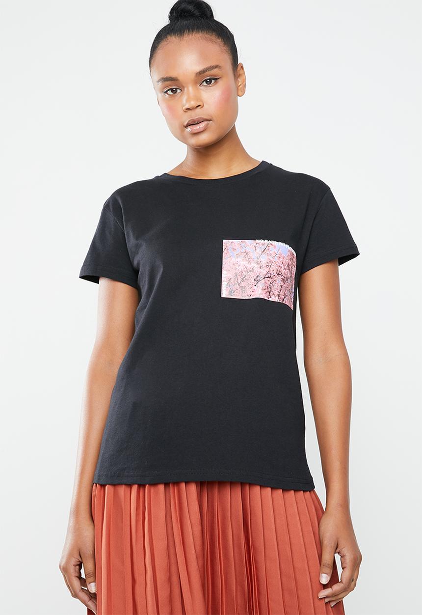 Superbalist - Crew neck graphic tee - black