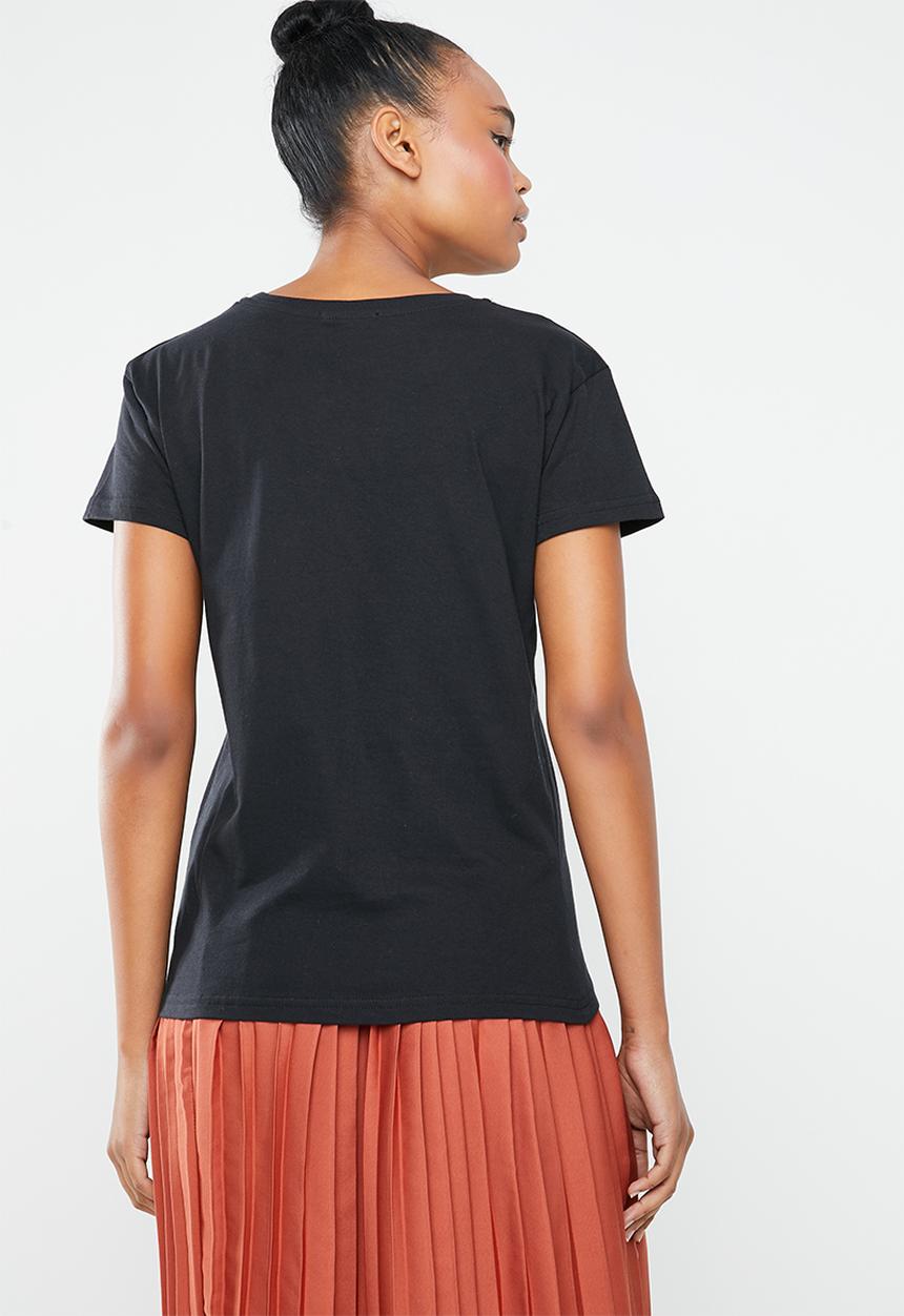 Superbalist - Crew neck graphic tee - black
