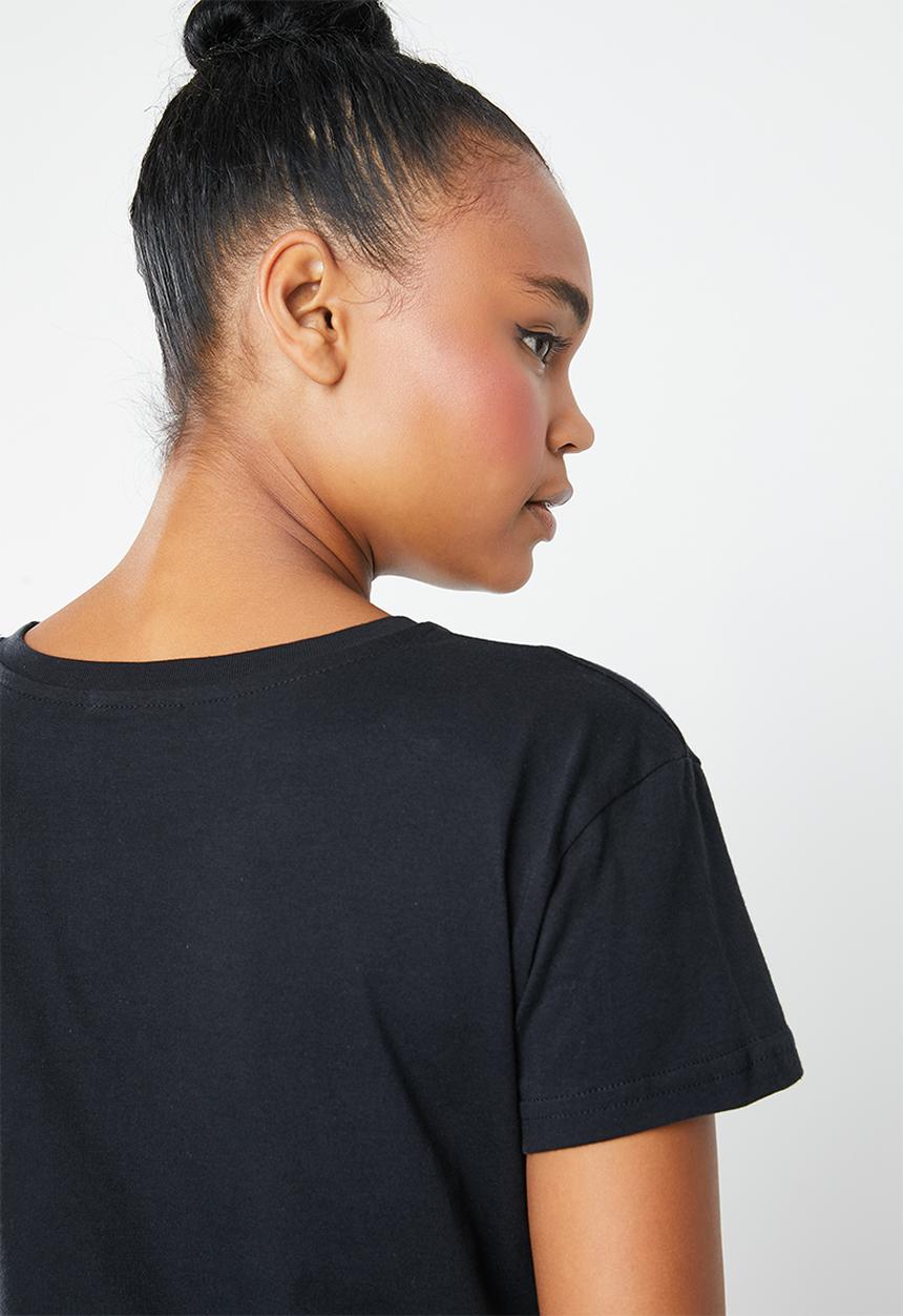 Superbalist - Crew neck graphic tee - black