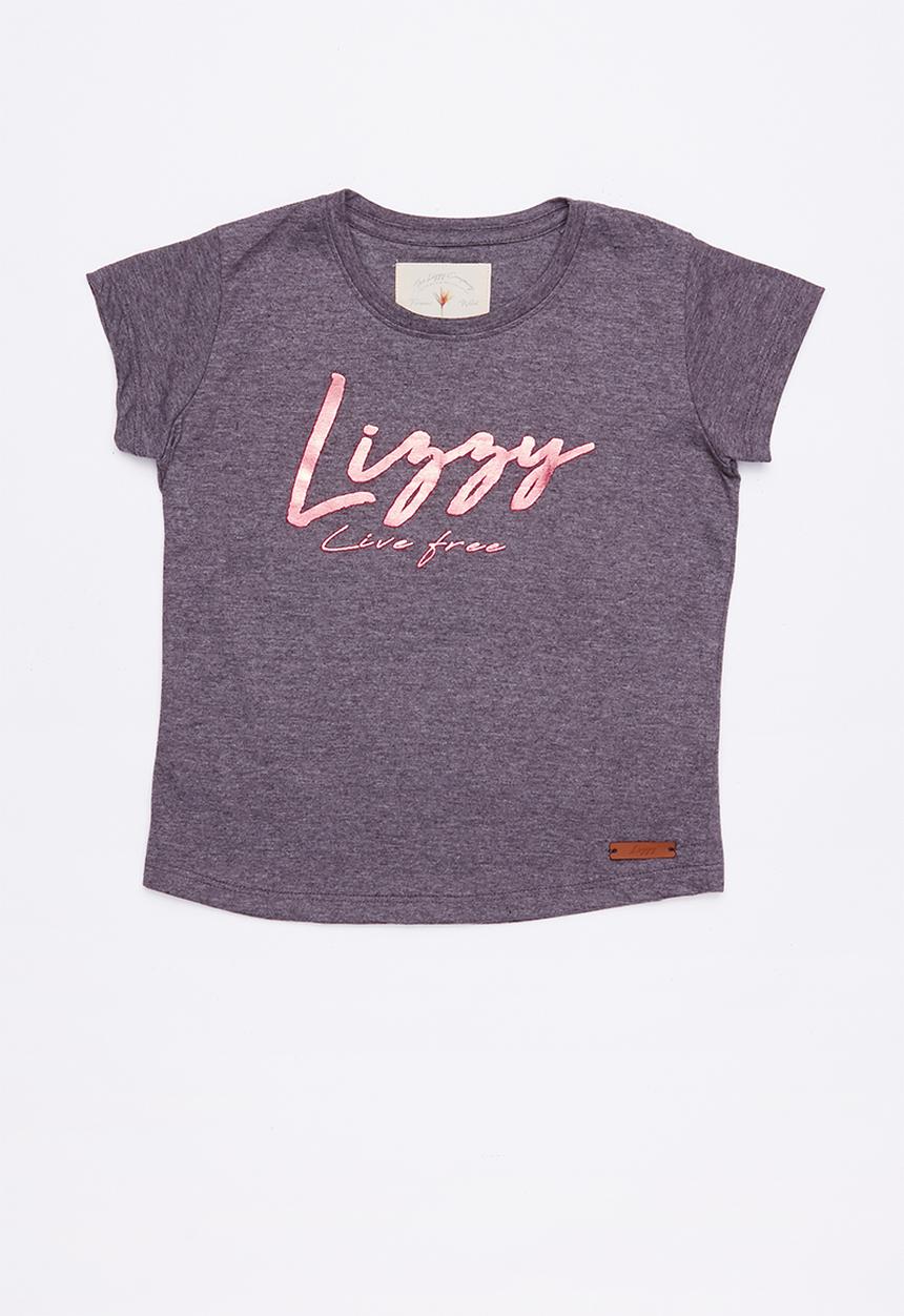 Lizzy - Mikaela printed tee - purple