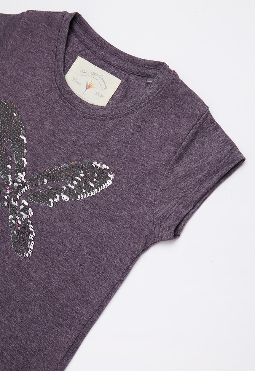 Lizzy - Amara printed tee - purple