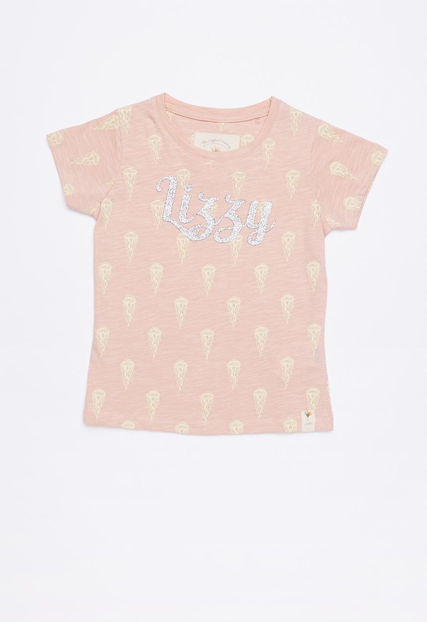 Lizzy - Elixia printed tee - pink