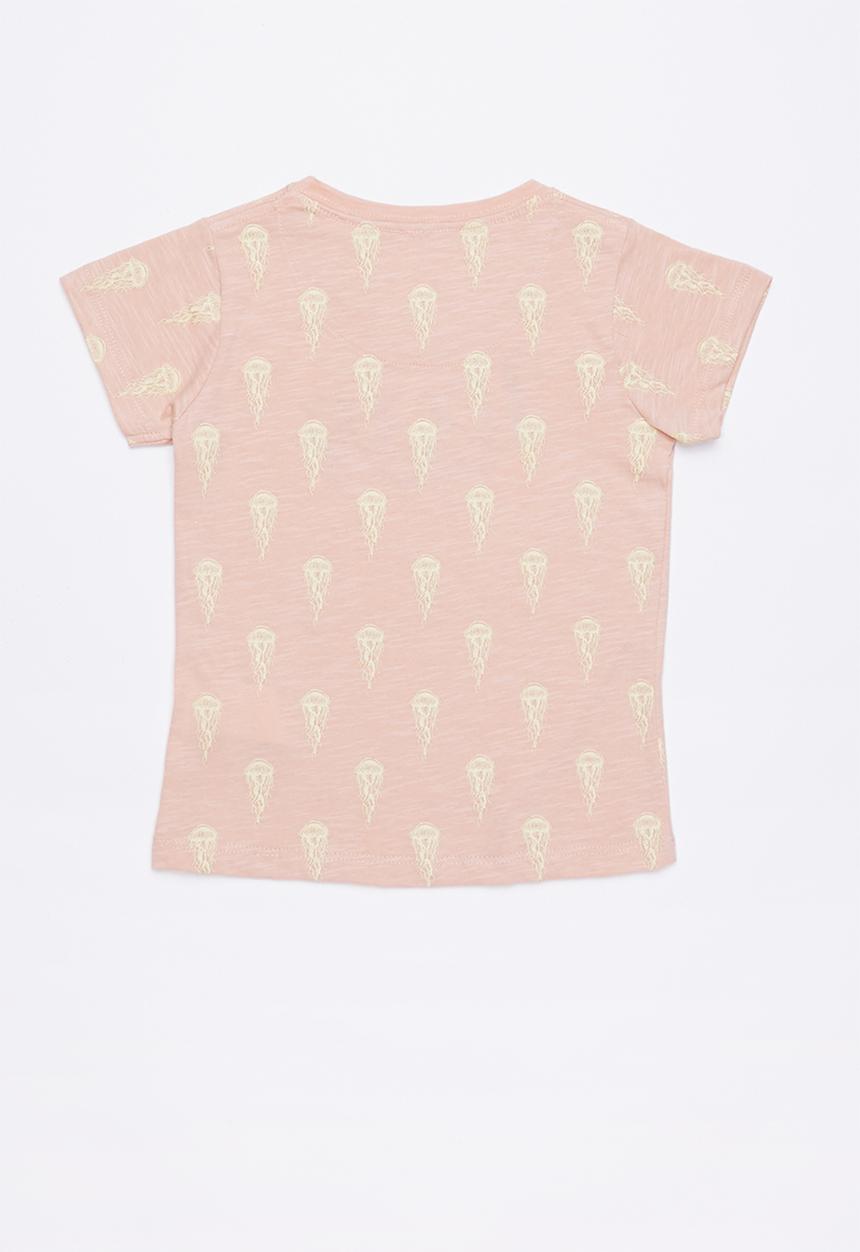 Lizzy - Elixia printed tee - pink