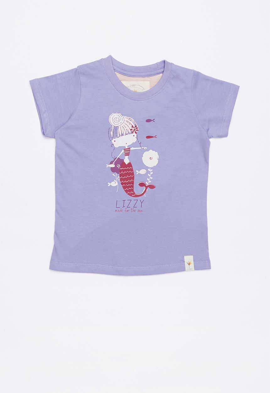 Lizzy - Millie printed tee - purple 
