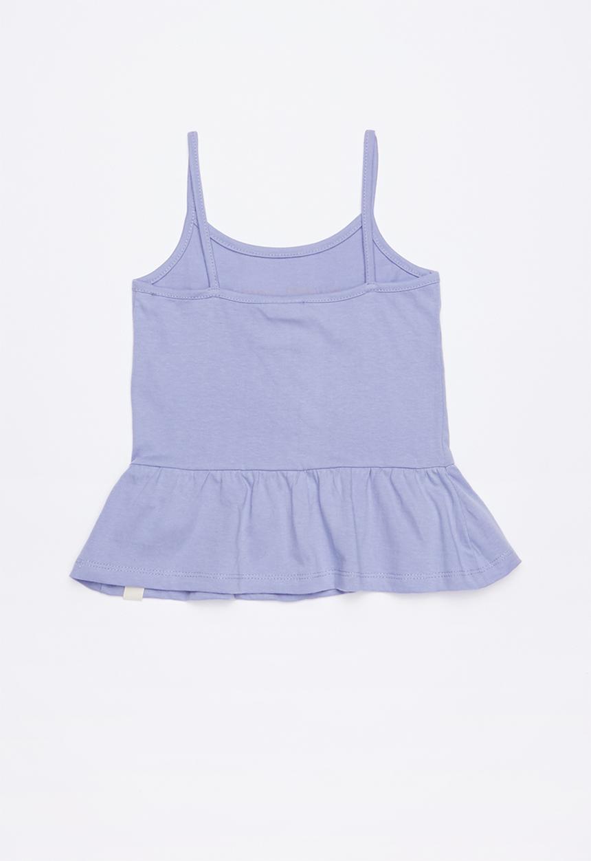Lizzy - Bryni printed strappie tee - puple