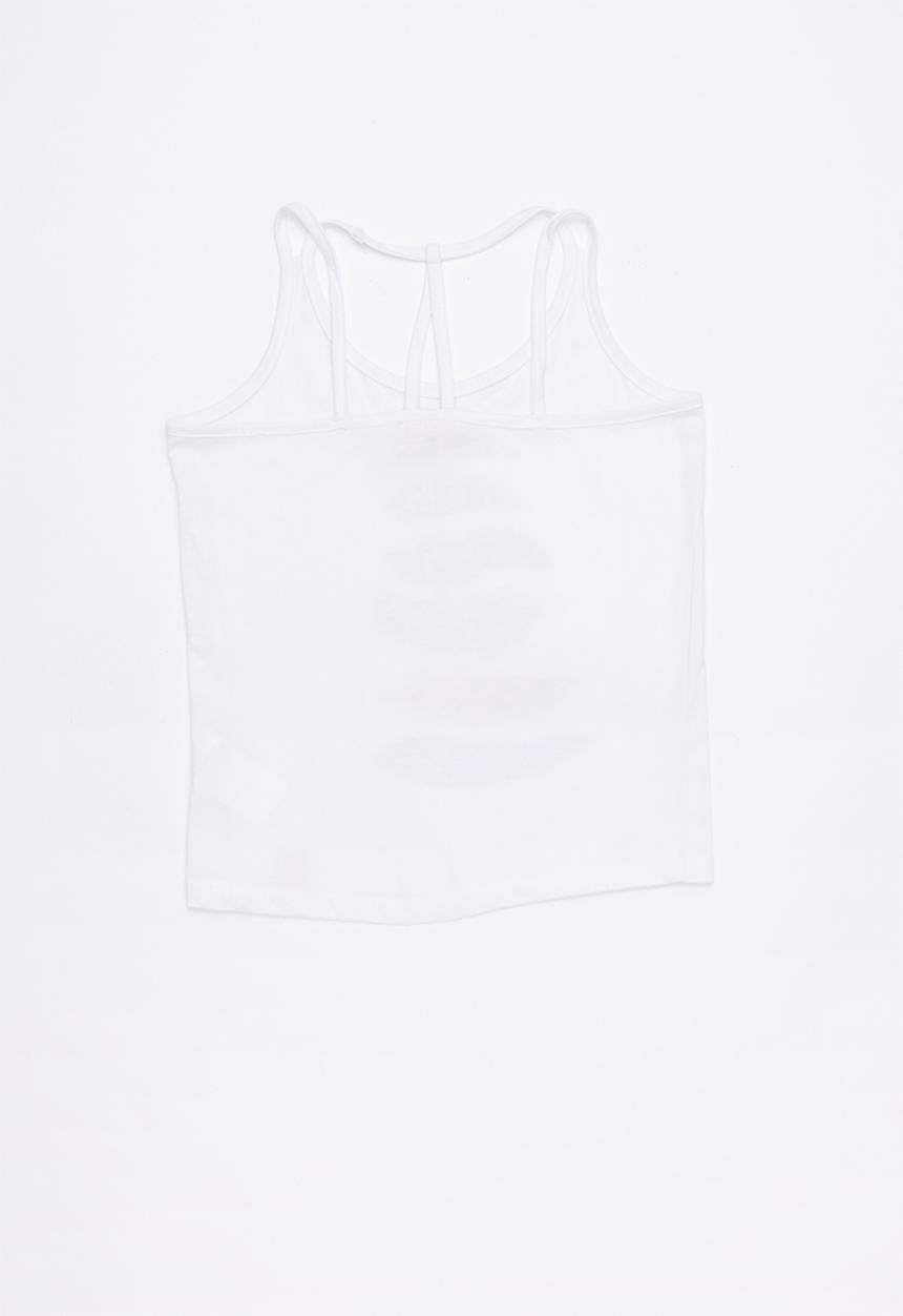 Lizzy - Celia printed vest - white 
