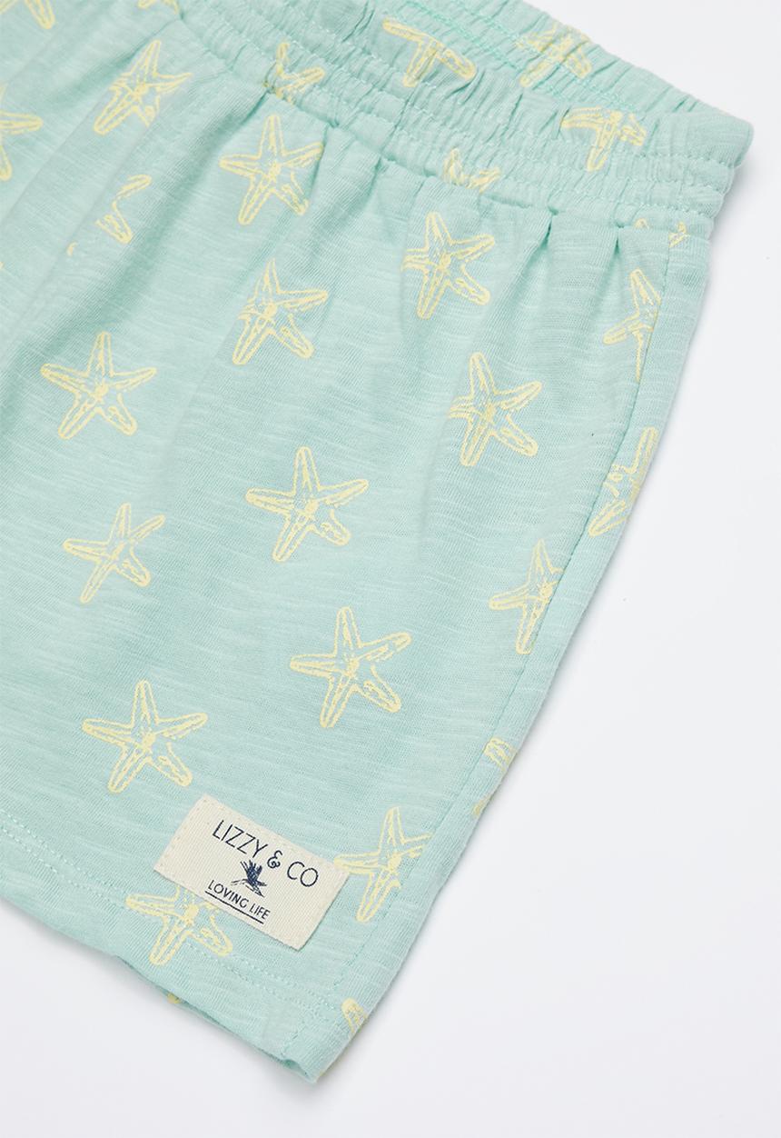 Lizzy - Zaira walk shorts - blue