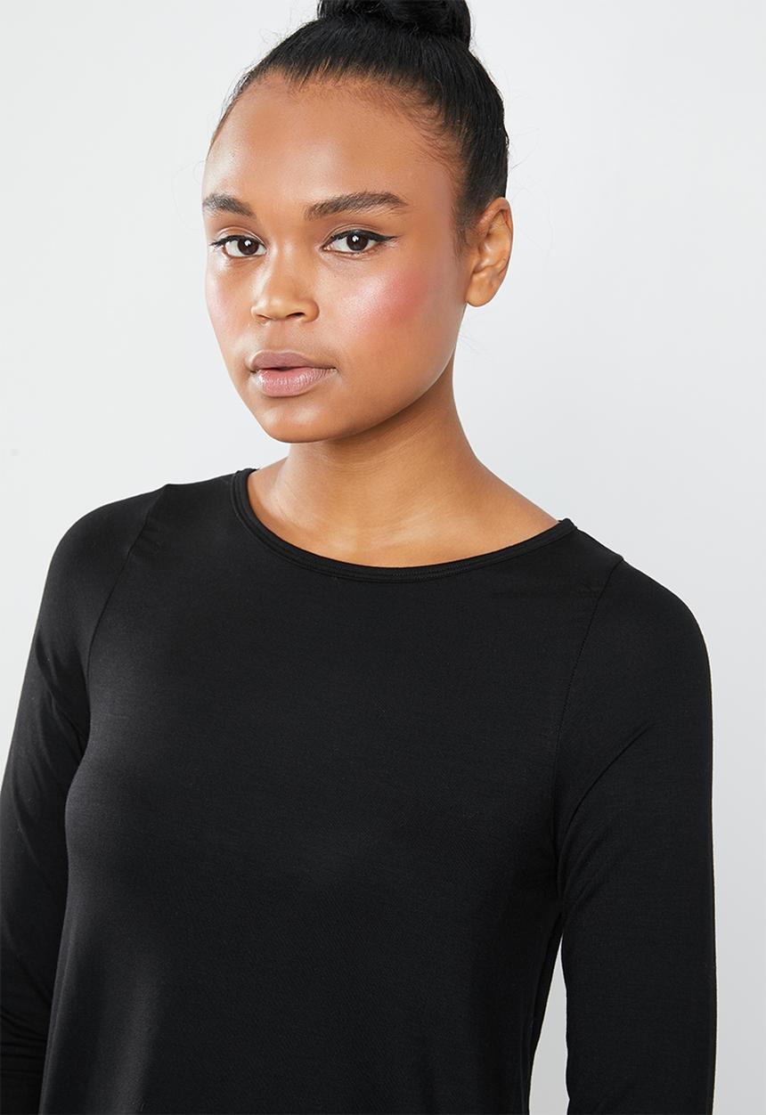 Superbalist - Side slit top - black