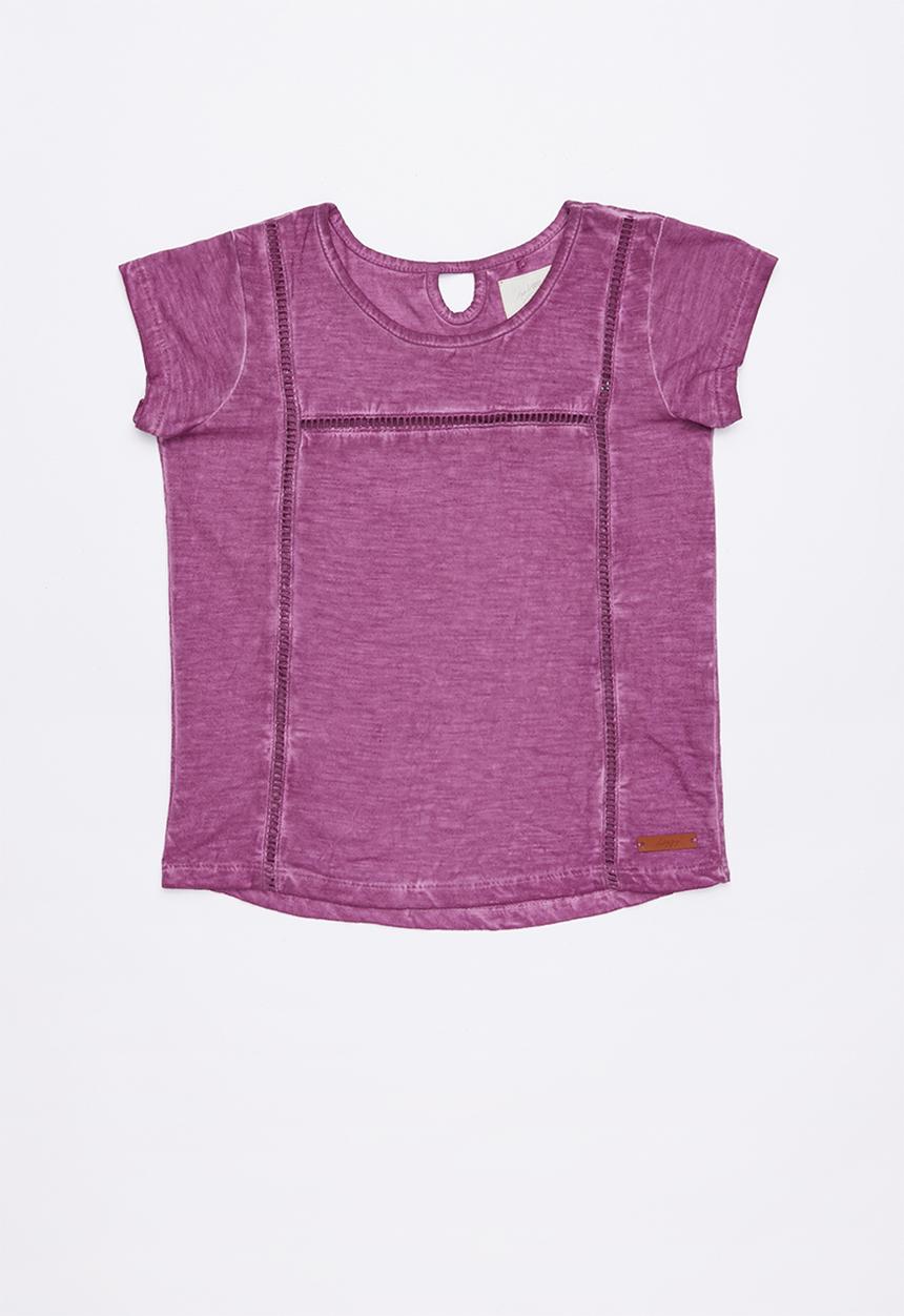 Lizzy - Giada printed tee - purple