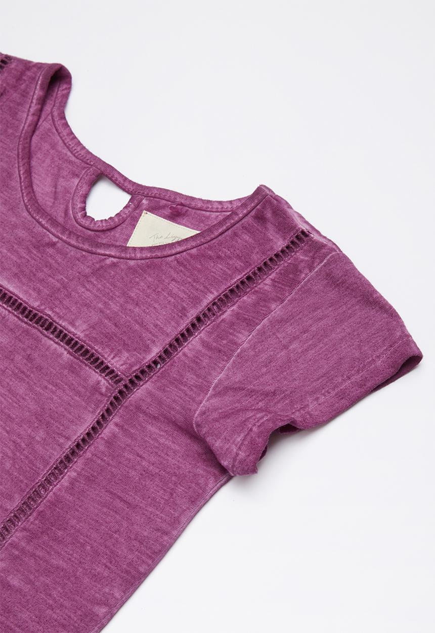 Lizzy - Giada printed tee - purple