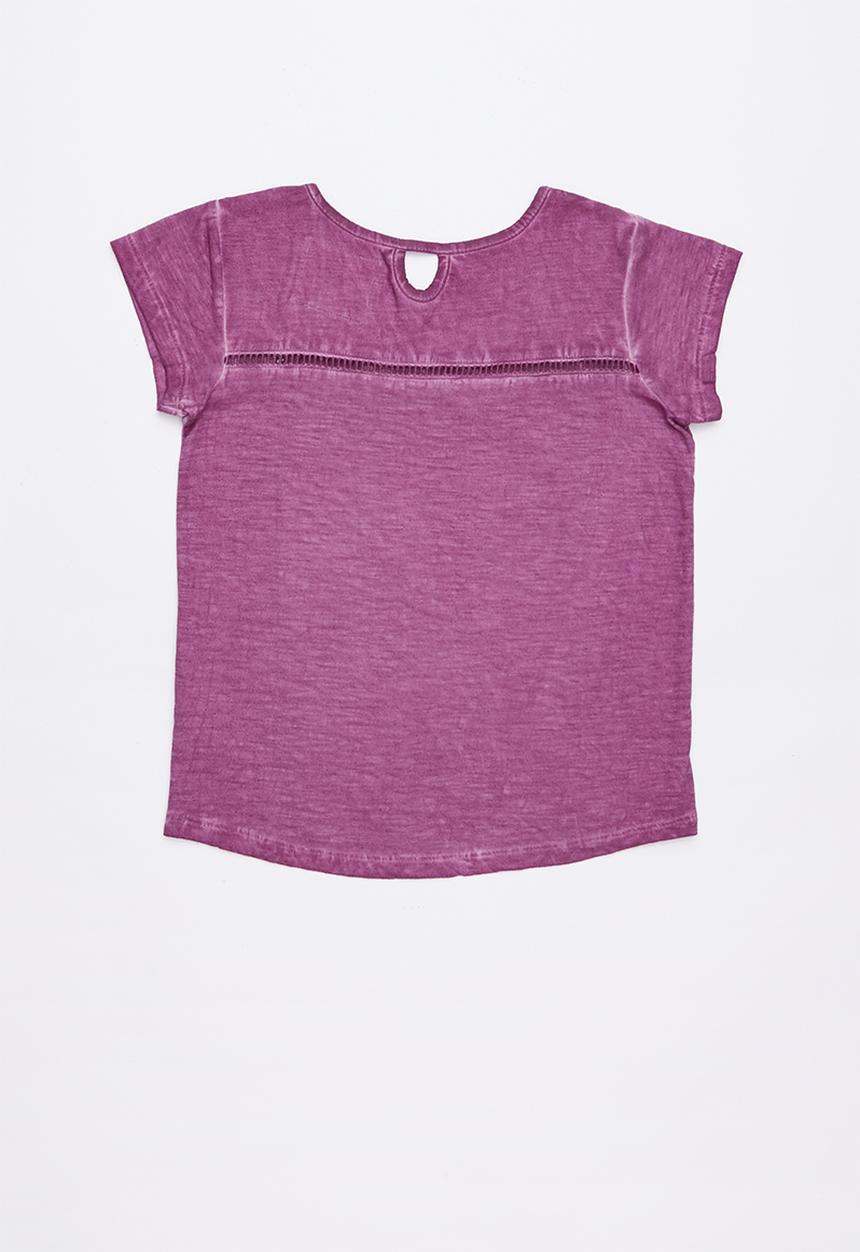 Lizzy - Giada printed tee - purple