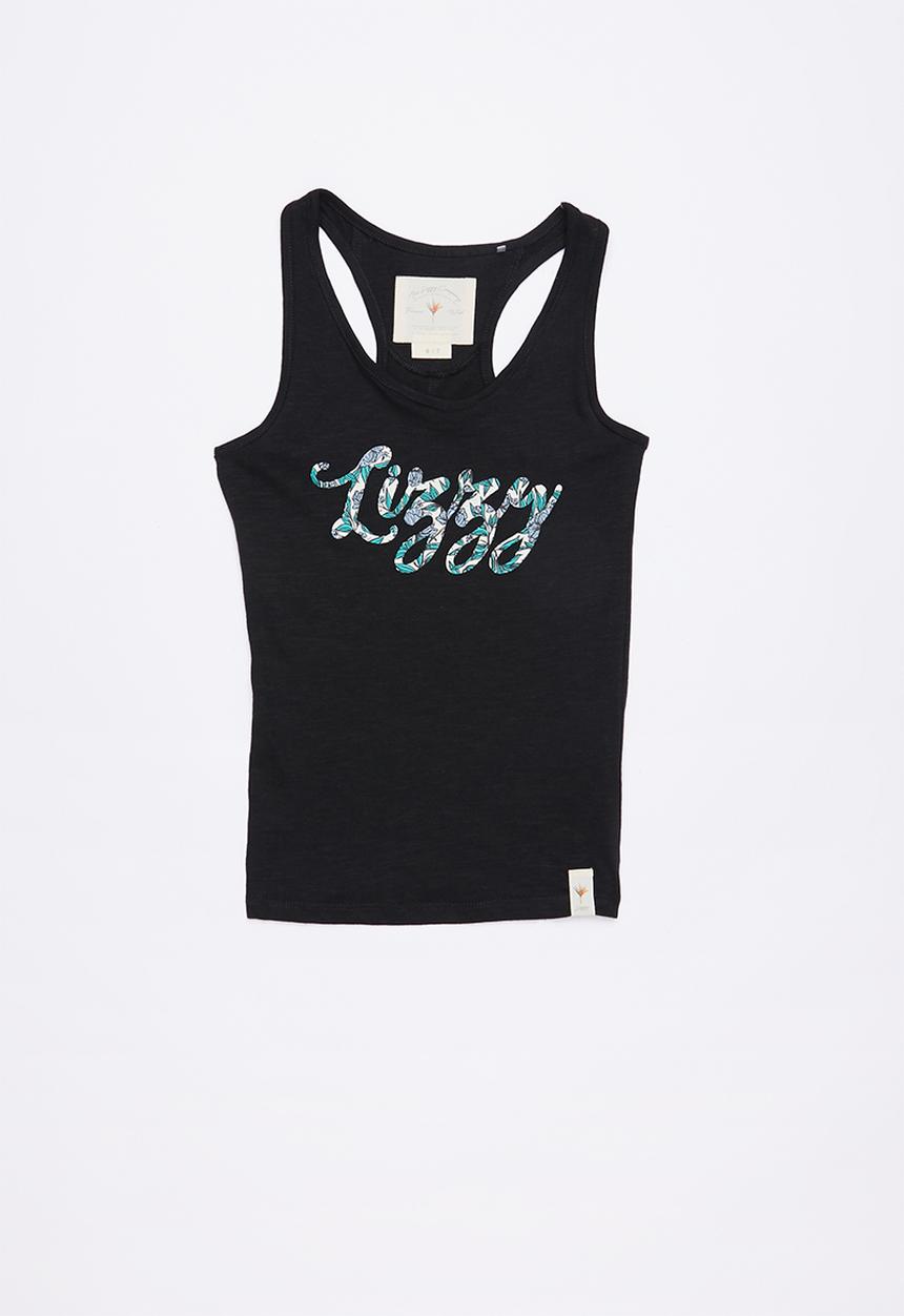 Lizzy - Bodhi printed vest - black 