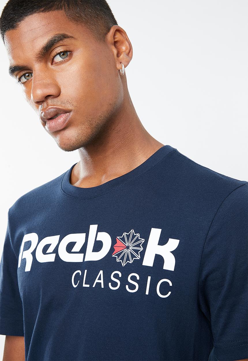 Reebok Classic - Franchise LC short sleeve tee - navy