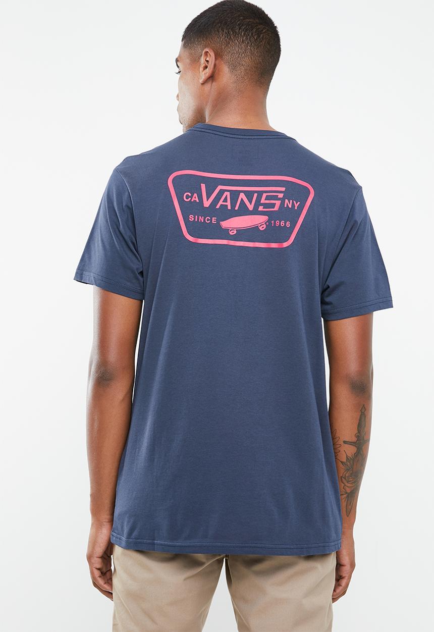 Vans - Full patch back tee - blue