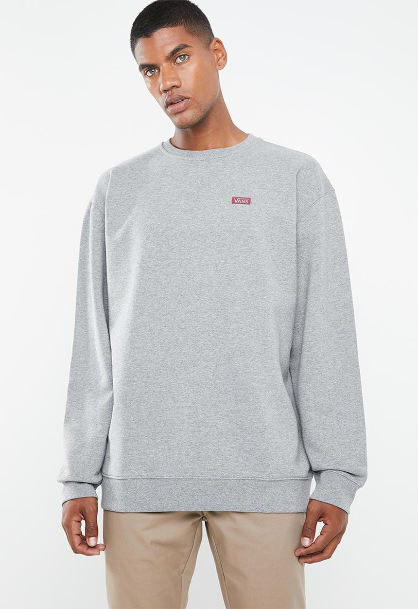 Vans - Retro tall type crew sweat - grey