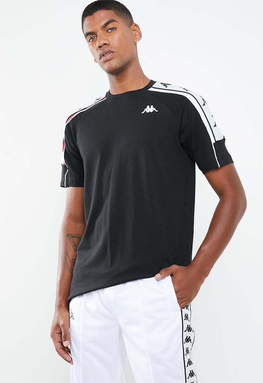 KAPPA - Banda 10 Arset tee - black & red