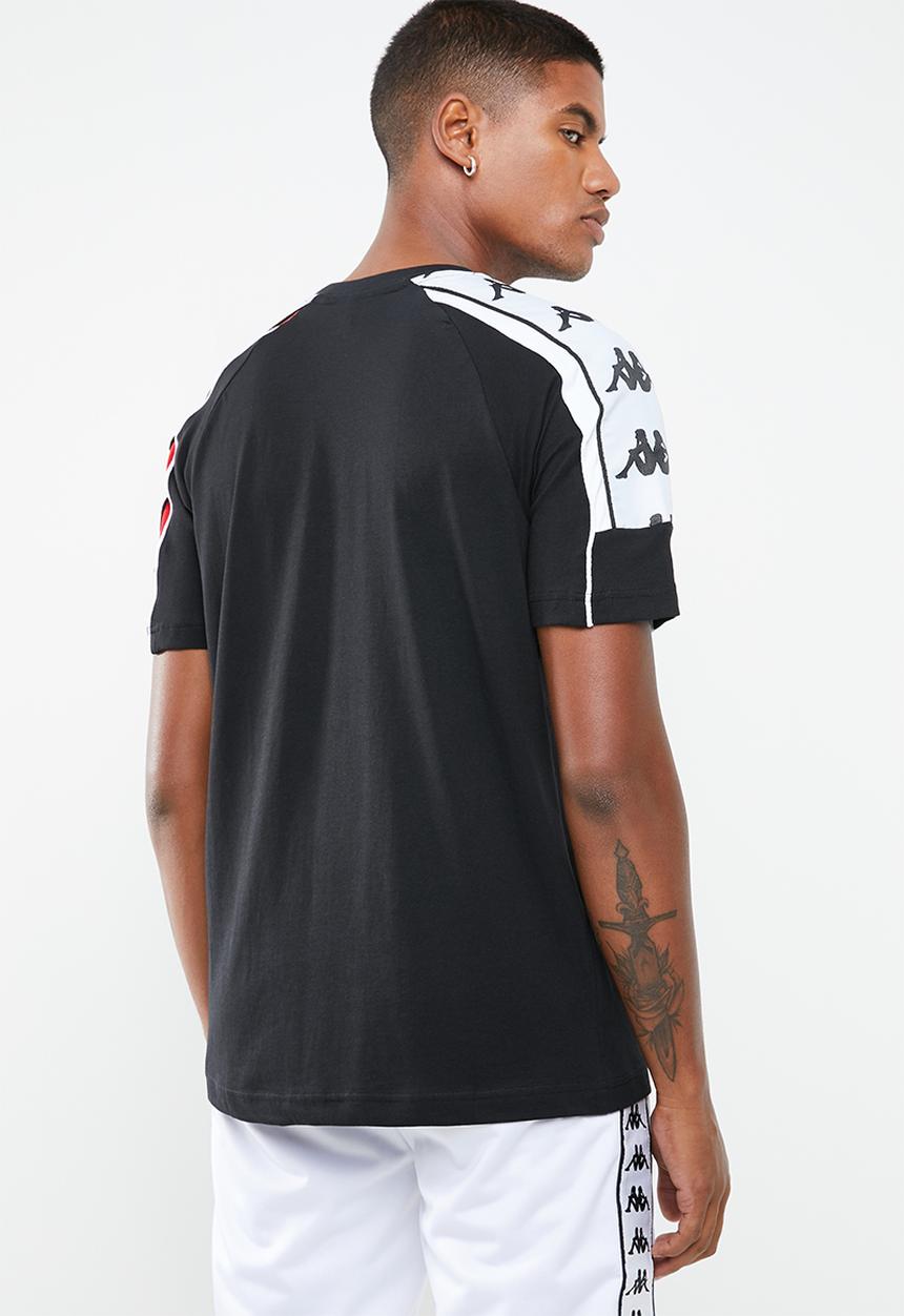 KAPPA - Banda 10 Arset tee - black & red