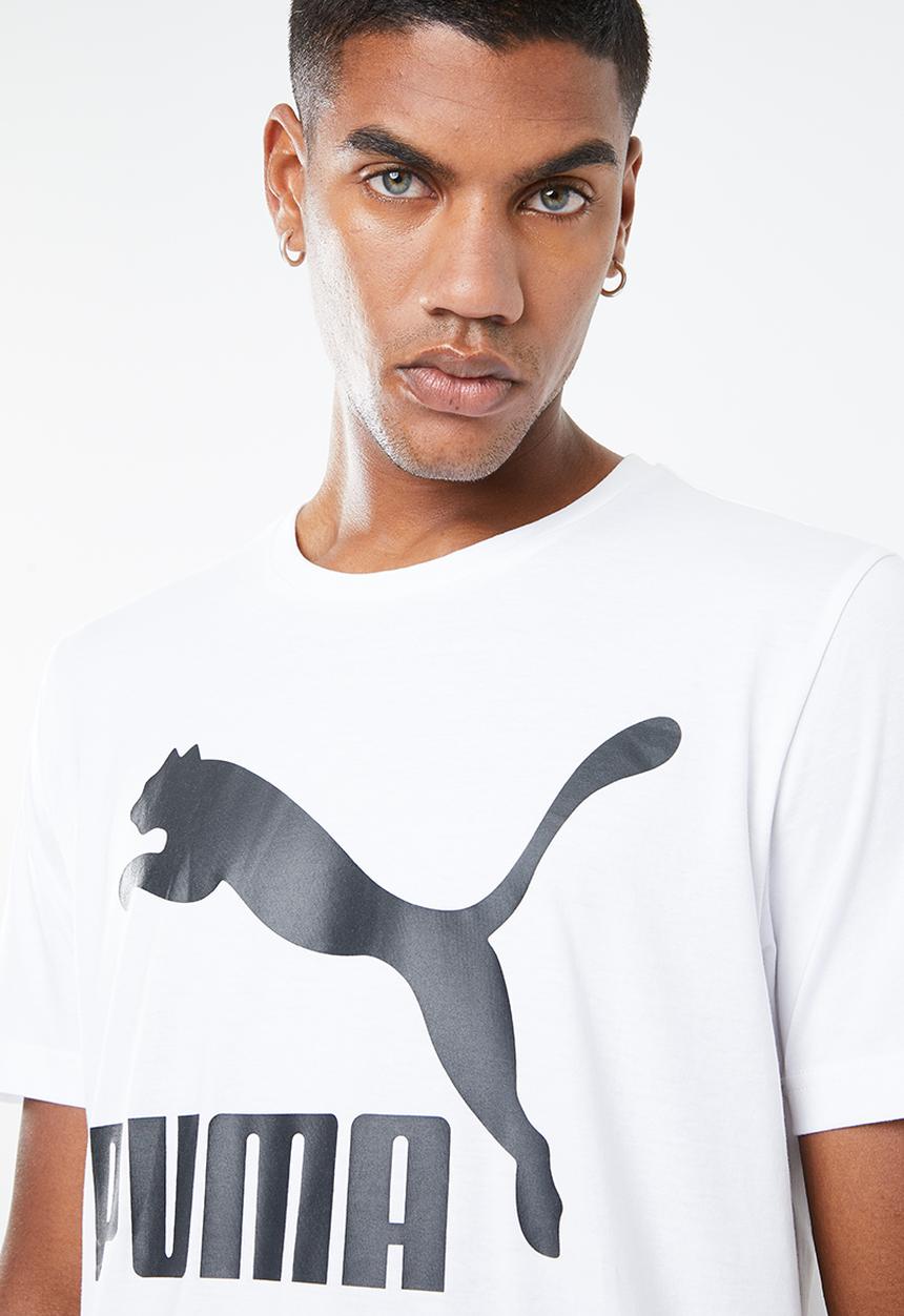 PUMA - Classics logo tee - white