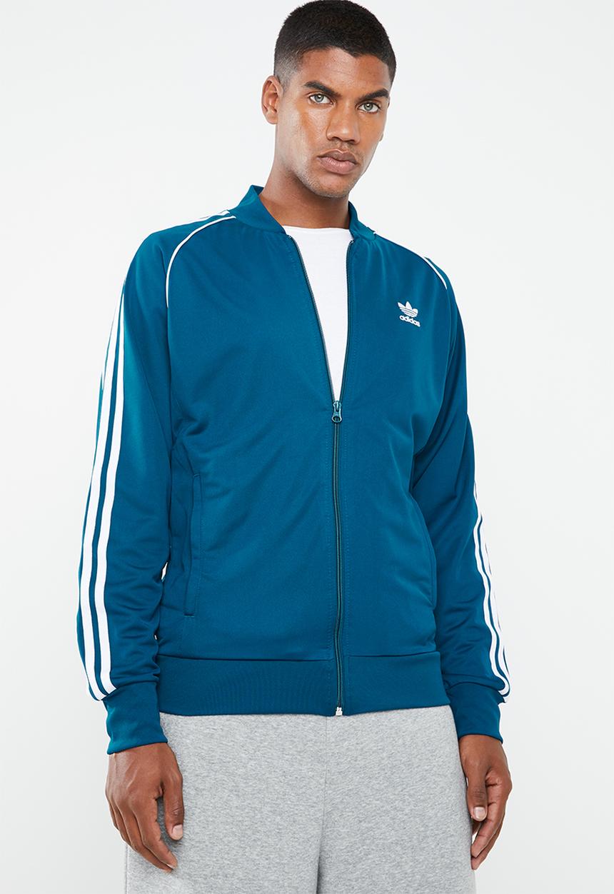 adidas Originals - SST track top - blue & white