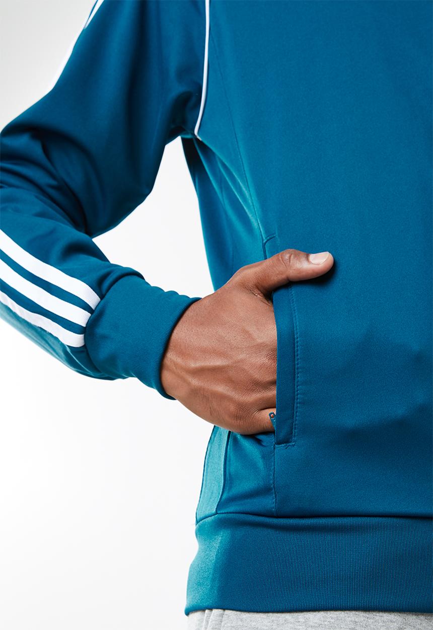 adidas Originals - SST track top - blue & white