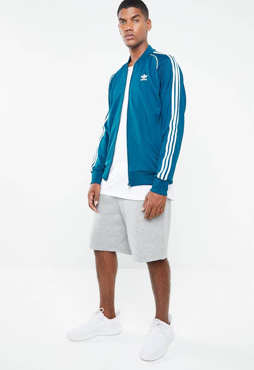 adidas Originals - SST track top - blue & white